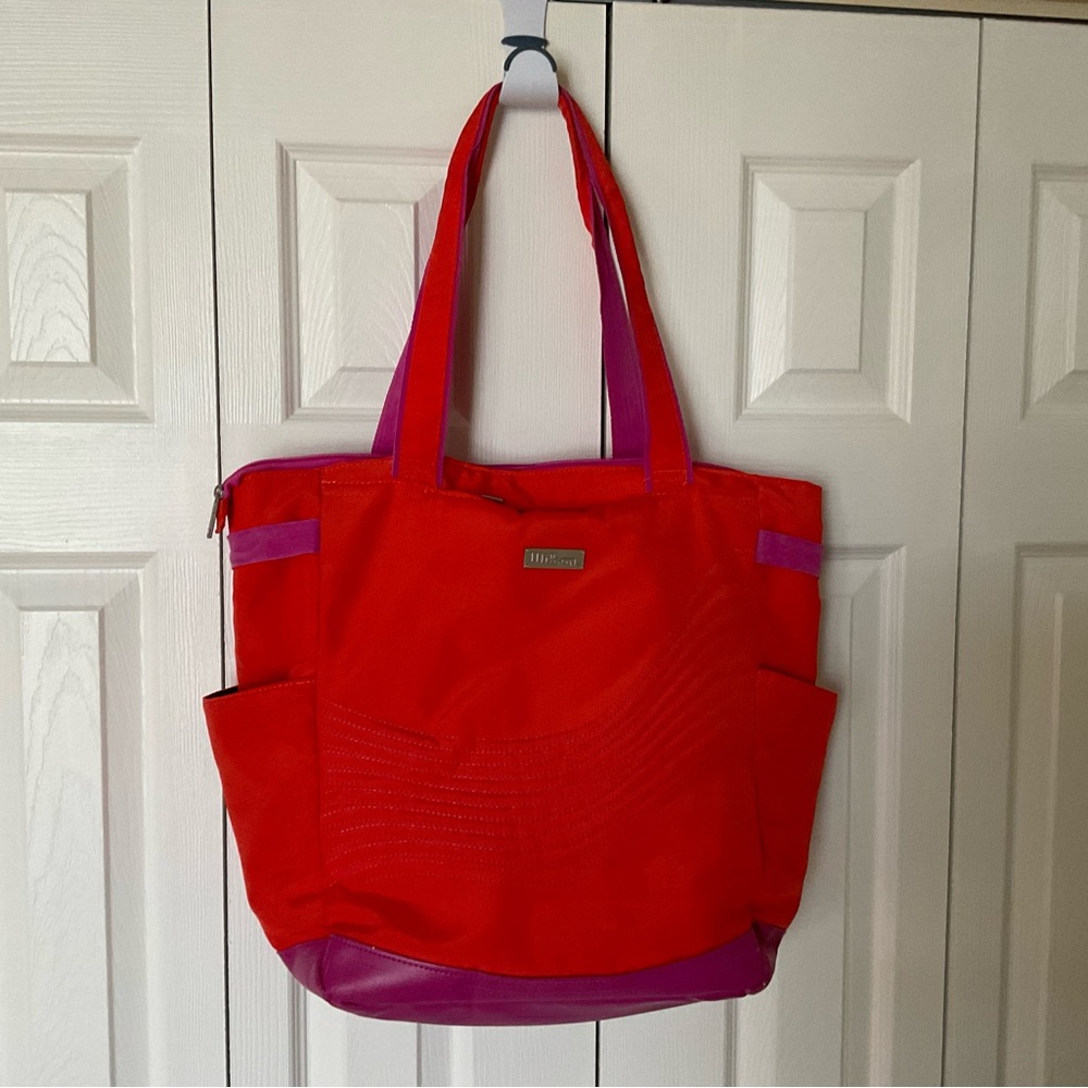 Wilson Orange and Purple Tennis Bag Tote